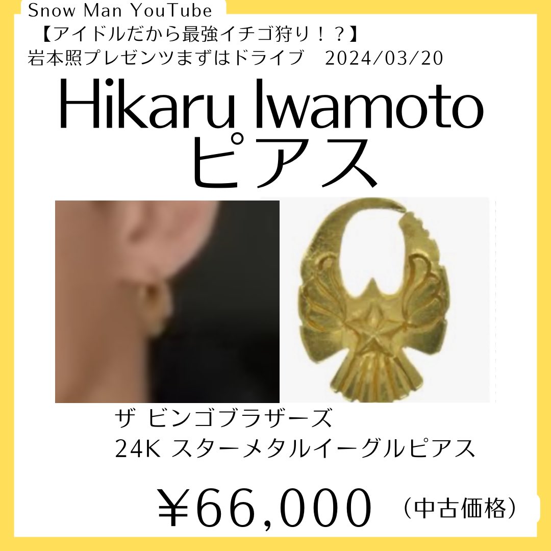 ビンゴブラザーズイーグルピアス24k ブリープト ビンゴブラザーズイーグルピアス24k ブリープト