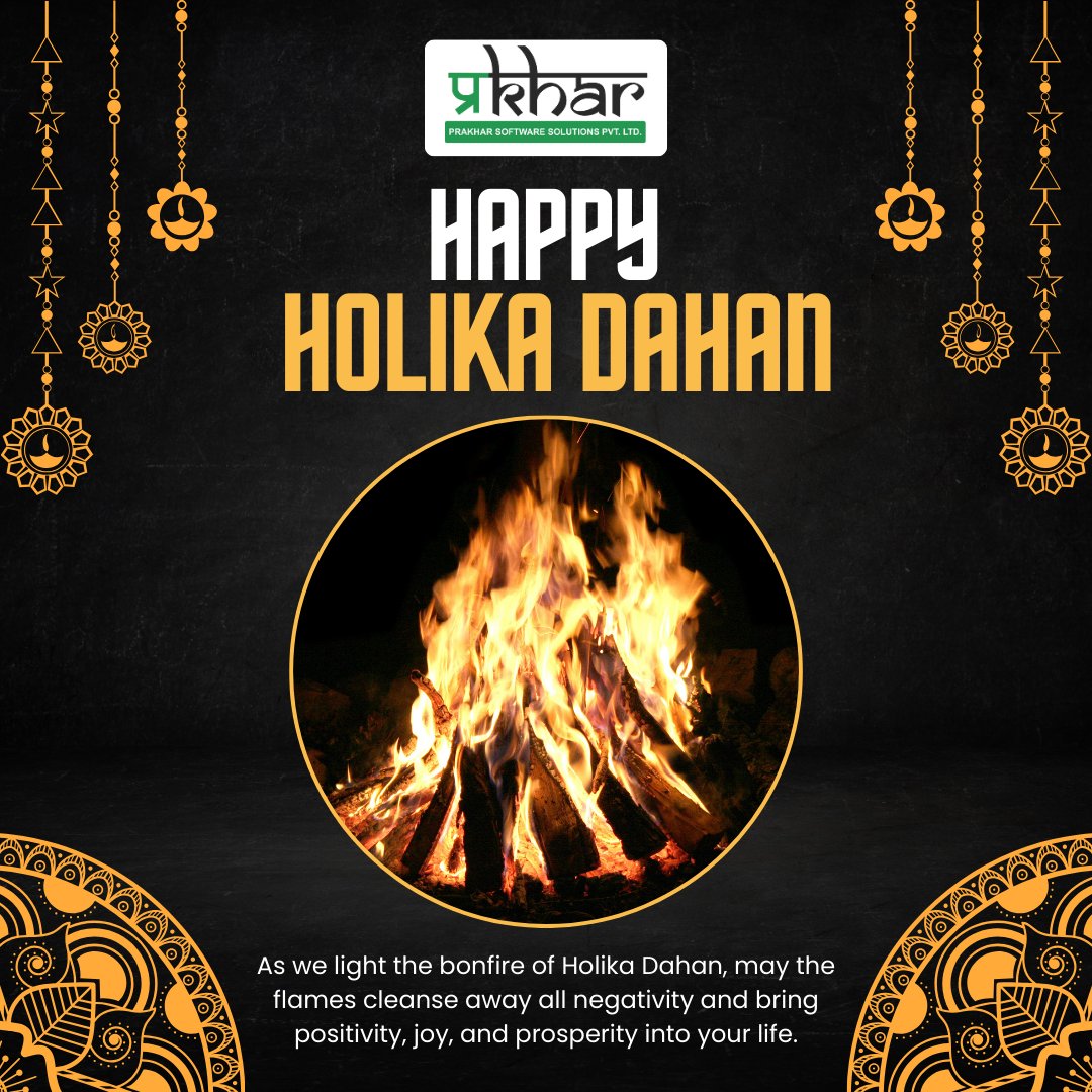 May the Holi fire purify your spirit, the colors brighten your life, and the sweets make your journey through life more enjoyable. Cheers to Holika Dahan!
.
.
#holi #happyholi #holifestival  #festival #india #love #colors #holidayspirit #holidaymood #holikadahan #holicelebration