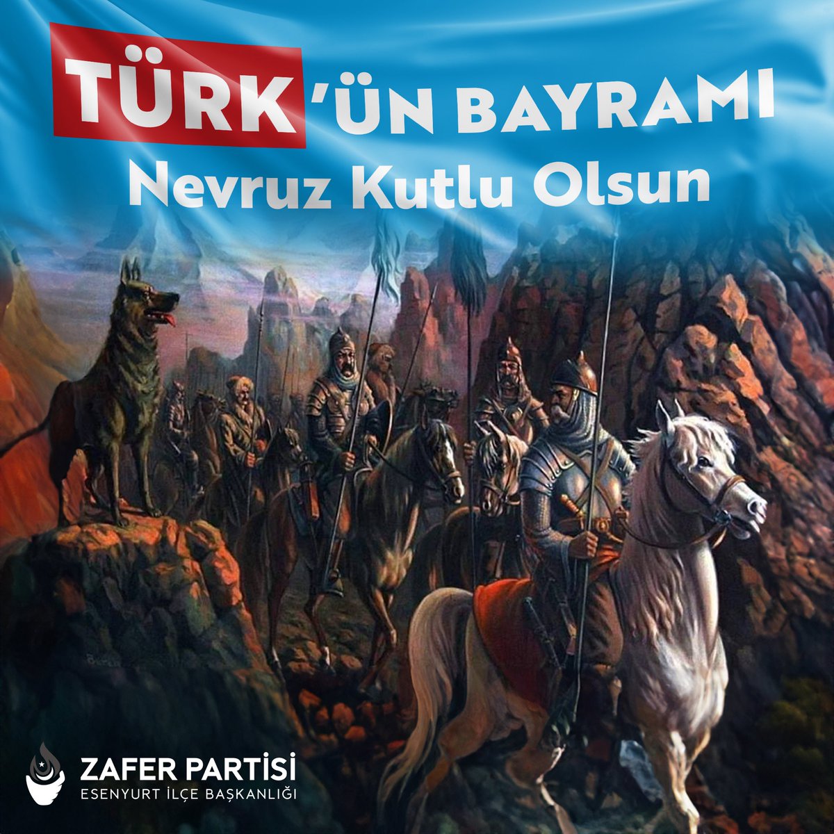 Türk’ün bayramı Nevruz, kutlu olsun!
#NevruzTürkünBayramı 

<a href="/zaferpartisi/">Zafer Partisi</a> <a href="/umitozdag/">Ümit Özdağ</a> <a href="/AzmiKaramahmut/">Azmi Karamahmutoğlu</a> <a href="/eerhan1/">Erdoğan Erhan</a> <a href="/ZaferEsenyurt/">Zafer Partisi Esenyurt İlçe Başkanlığı</a> <a href="/taskanemn/">Emin TAŞKAN</a>