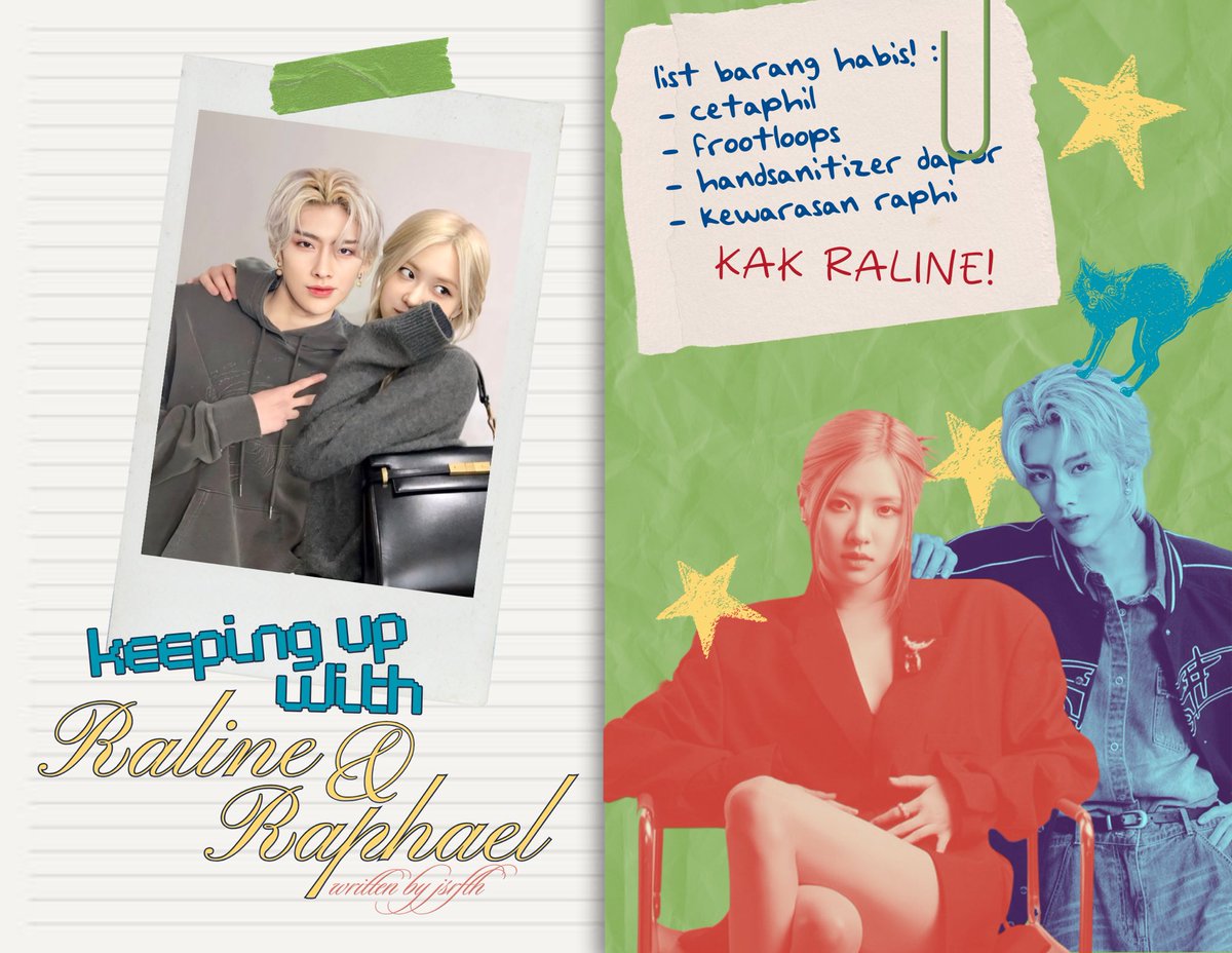 jsrfth's tweet photo. Keeping Up with Raline &amp; Raphael!

—
rosé &amp; ricky as siblings local au https://t.co/fYEjyRCVUr