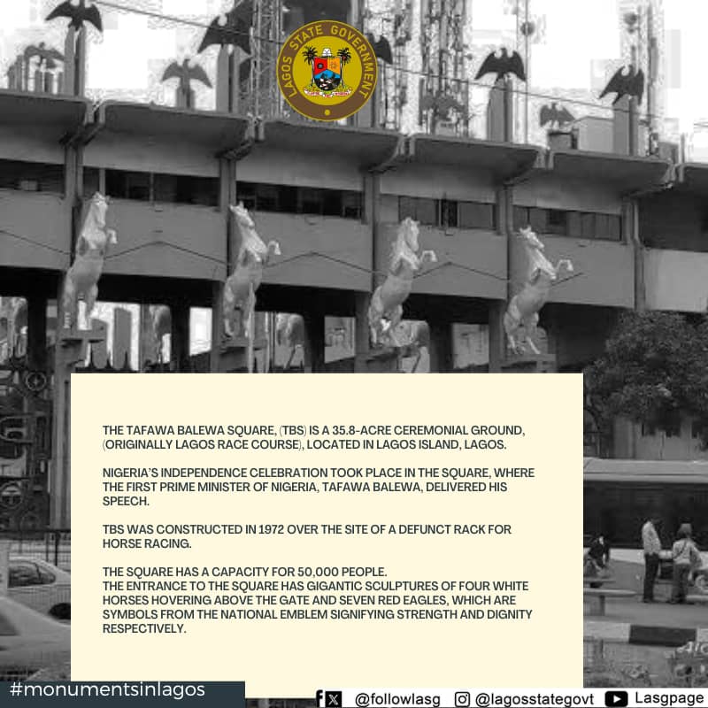 followlasg's tweet photo. Monuments In Lagos
@jidesanwoolu @drobafemihamzat @gbenga_omo @gboyegaakosile @BSaluHundeyin @Mr_JAGs @LagostourismO 
#MonumentsInLagos
#LASG #AGreaterLagosRising https://t.co/yhCh17e2m1