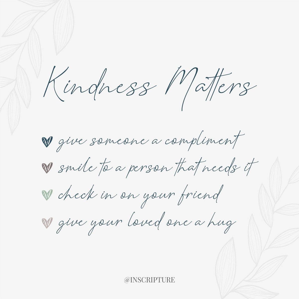 medievalchild's tweet photo. Always choose kindness 🩷
Always choose empathy 💚
Always choose compassion 💜
Everyone’s fighting a battle you can’t see and kindness costs nothing 💙 https://t.co/2evCacDjvl