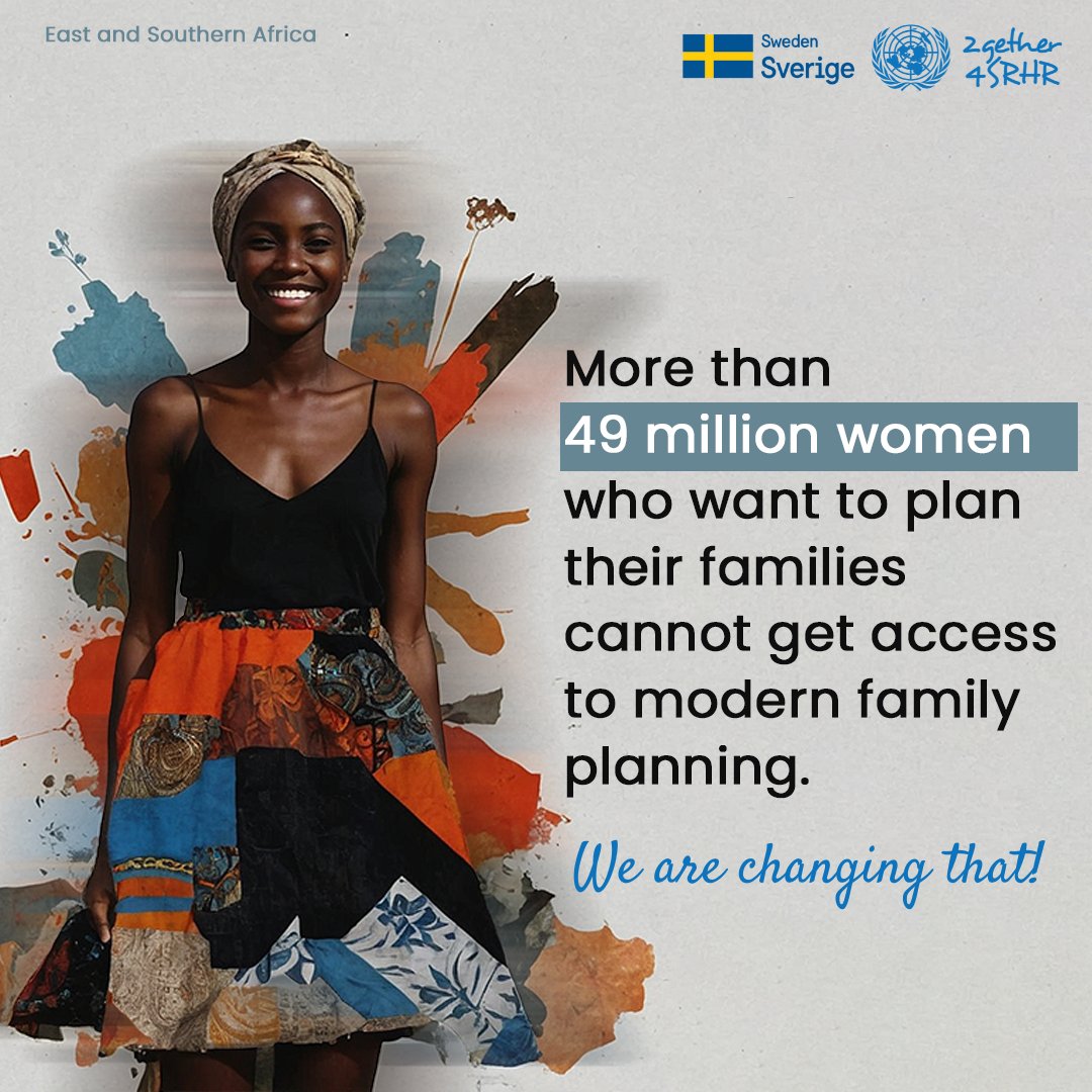 👏 We must #InvestInWomen to achieve gender equality! That is what @UNFPA is doing with support from @Sida with the #2gether4SRHR Joint Programme in East and Southern Africa. Learn more ⏩ unf.pa/bbi #EmpowerHer