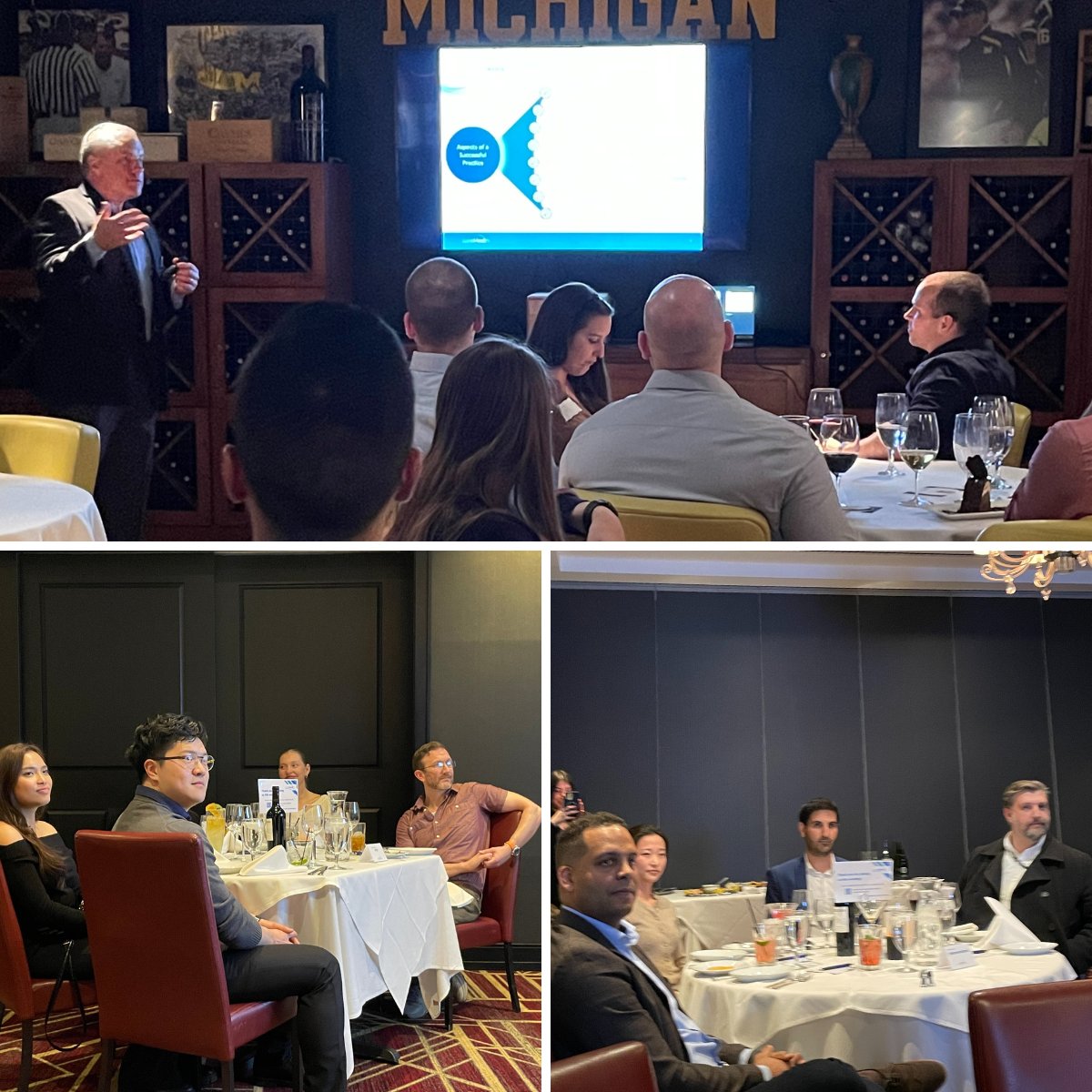 Thank you for a great evening #radres and #radfellows of @UniversityofMichigan - our physicians had a great time networking with you! We look forward to working with you!! #PoweredByLucidHealth #ClearlyTheFuture