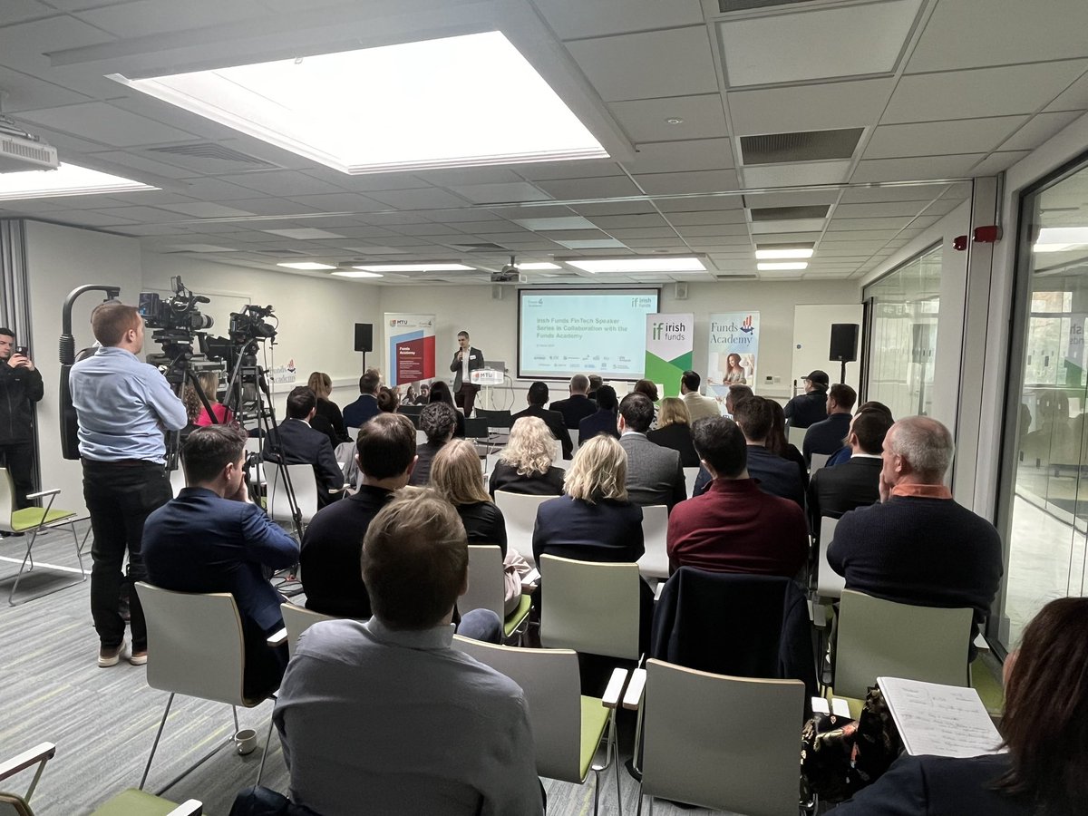 Delighted to host a diverse group of guests on campus <a href="/MTU_ie/">Munster Technological University</a> this morning for the <a href="/IrishFunds/">Irish Funds</a> Fintech Speaker Series to discuss crucial ongoing collaboration between education and industry to meet growth opportunities in the funds sector in our region. #irishfunds #CorkforIFS