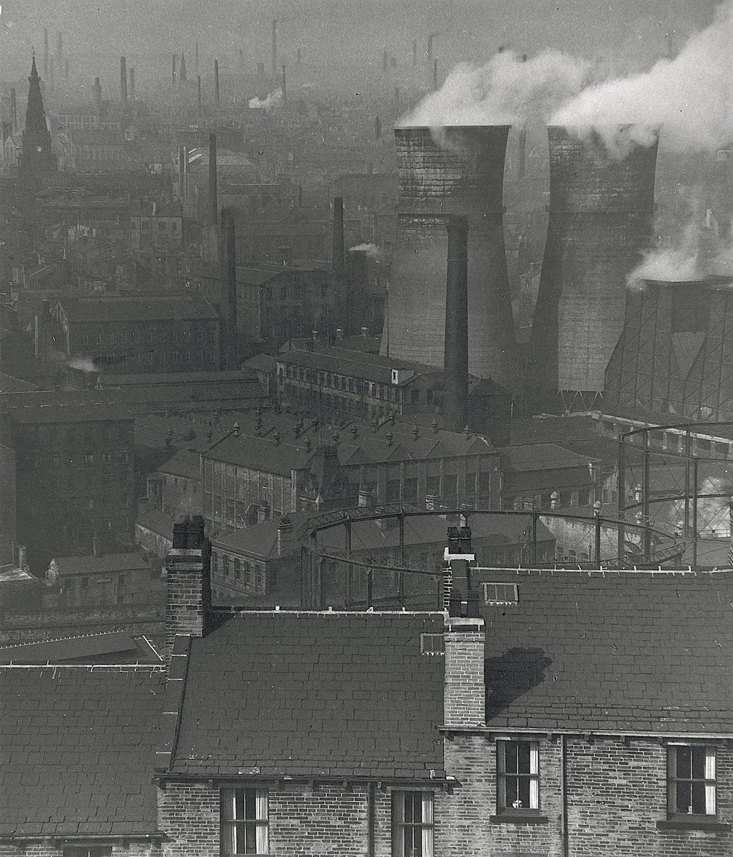Halifax c.1950 by Bill Brandt (1904-1983) #Photography #IndustrialPhotography