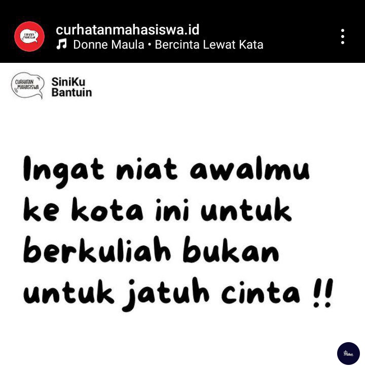 ipb_menfess's tweet photo. Punten, inget yaaa!!! Tapi jatuh cinta itu bonus https://t.co/CTft0HOHYe