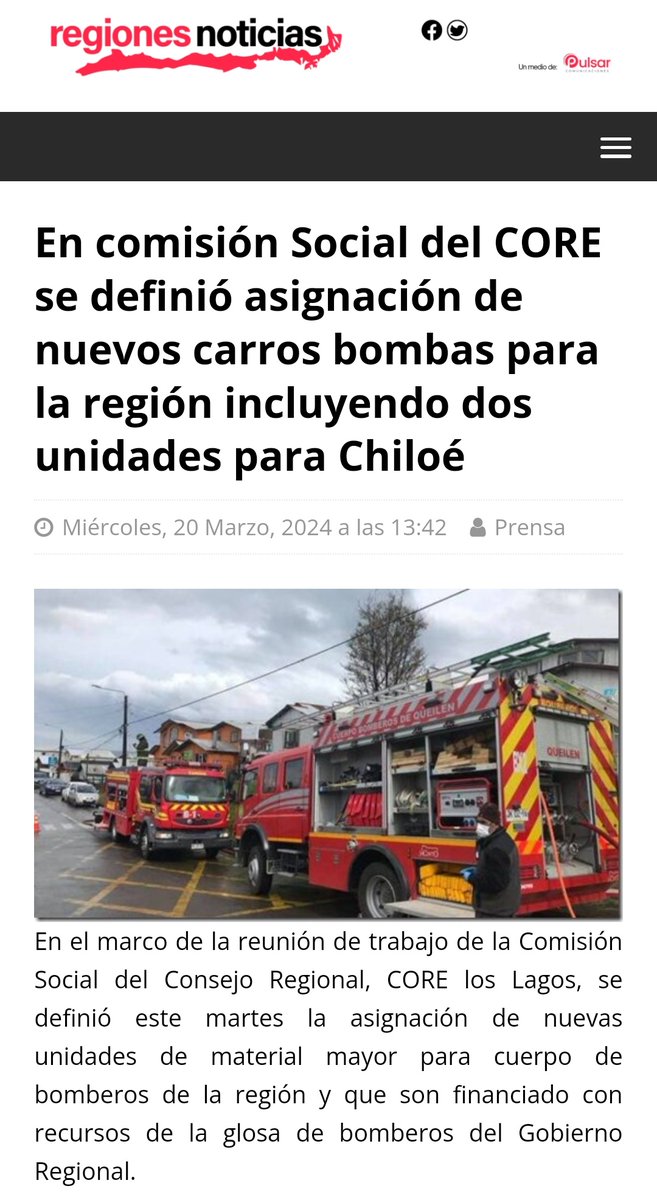 Bomberos de Chile tweet media