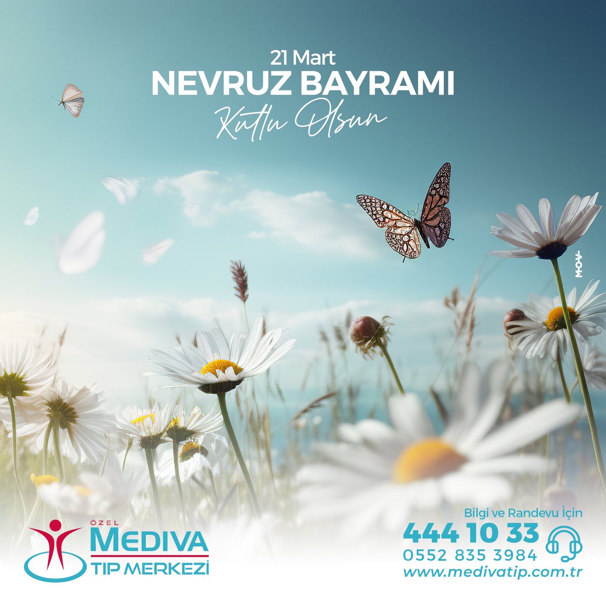 Yenilenmenin, umudun ve bereketin sembolü Nevruz Bayramınız kutlu olsun! 🌷 

#NevruzBayramı
#SağlıkveGüzellikYılı2024 #MedivaTıpMerkezi #Bingöl