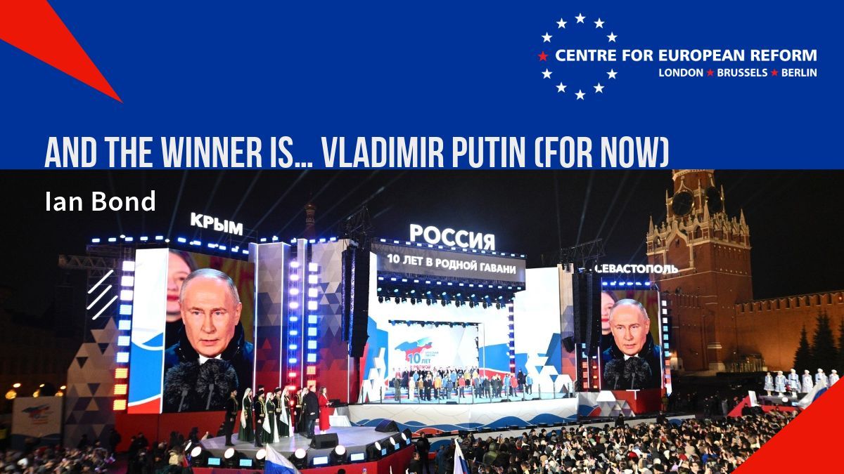 Putin wants his ‘election’ to show that he is Russia’s legitimate ruler and that there can be no alternative to him. The West should not accept either proposition. 🆕 @CER_EU insight by @CER_IanBond buff.ly/3vkMIXx