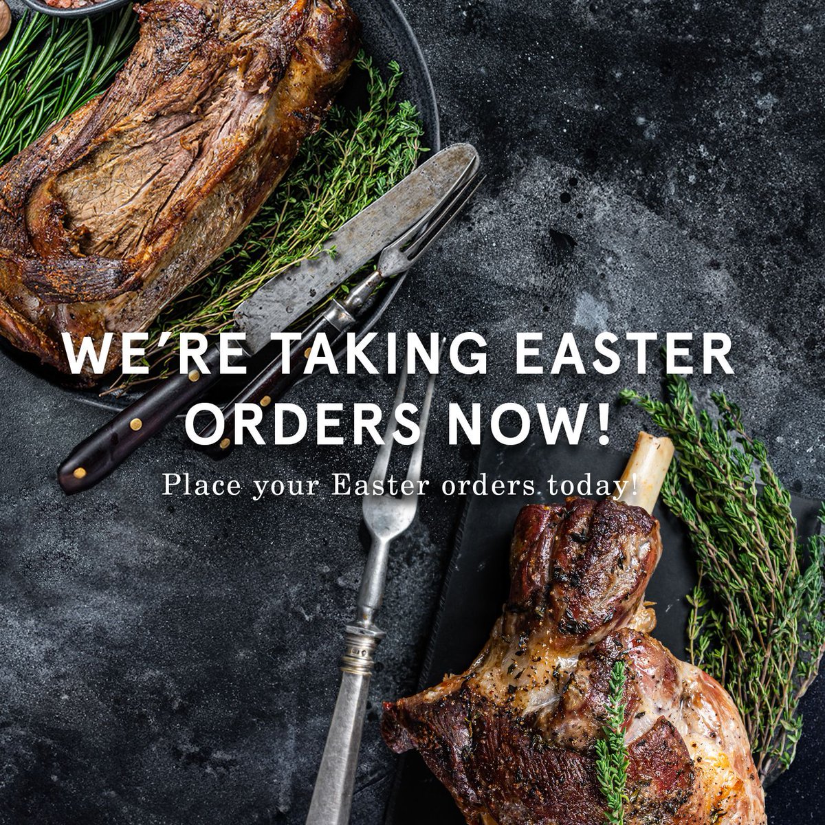 Get ahead for Easter! Place your orders now and secure your Easter goodies today! Don't miss out – reserve yours today! #EasterOrders #Easter
