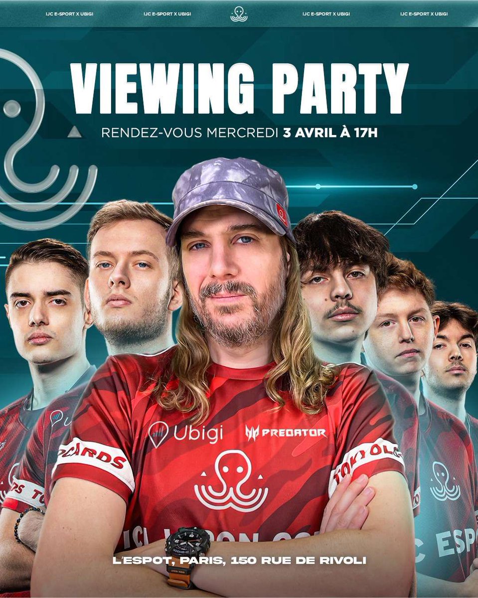 🔴 VIEWING PARTY 🔴

Ubigi vous fait gagner 30 places pour la soirée LOL, prévue à l’<a href="/espotparis/">ESpot</a> le 3 avril à 17H en présence de Tev !

Pour participer, il faut :
➡️Être abonné aux comptes @ubigiofficial et <a href="/icijaponesport/">Ici Japon Corp. Esport</a>
➡️Liker + RT cette publication
➡️Commenter avec le nom de