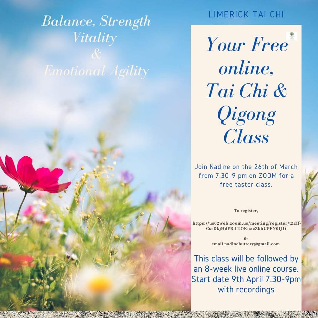 OutoftheBlueLim's tweet image. You are invited to a Zoom meeting.
When: Mar 26, 2024 07:30 PM Dublin

Register in advance for this meeting:
us02web.zoom.us/meeting/regist…

After registering, you will receive a confirmation email containing information about joining the meeting.
#taichi #Mindfulness #emotionalhealth