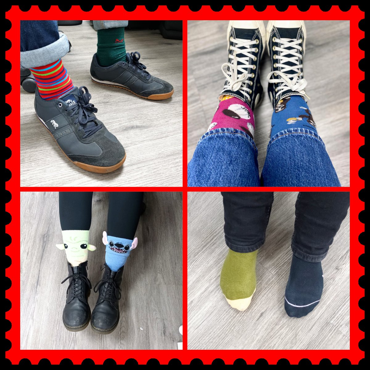 Socks in the office for World Down Syndrome Day! 🧦 #LotsOfSocks #WorldDownSyndromeDay