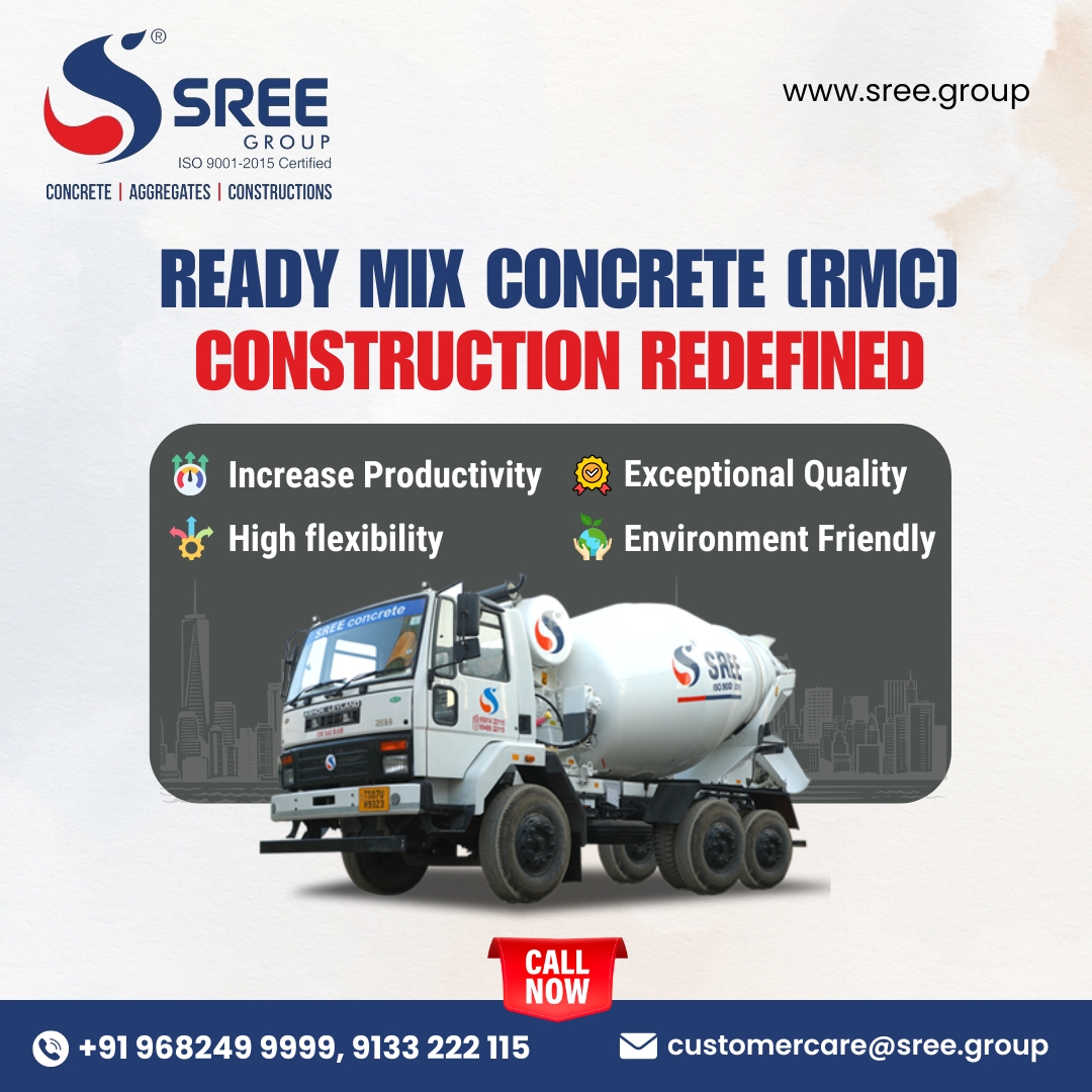 sree_group's tweet photo. Welcome to SSREE GROUP - Where Construction is Redefined!
With SSREE GROUP, increase productivity and efficiency on your construction sites. 

📞 9682499999 / 9133222115
📧 customercare@sree.group
🌐 https://t.co/GSkP92gO5D

#SSREEGROUP #ConstructionExcellence #ReadyMixConcrete https://t.co/DA51w9h9My
