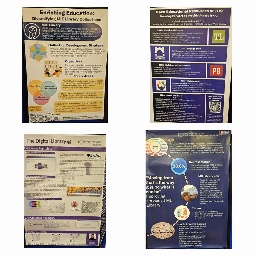 The poster presentations at this years #ASL2024. Wonderful insights into efforts being made to make resources more inclusive and accessible.