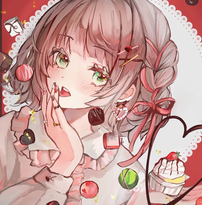 「looking at viewer macaron」 illustration images(Latest)