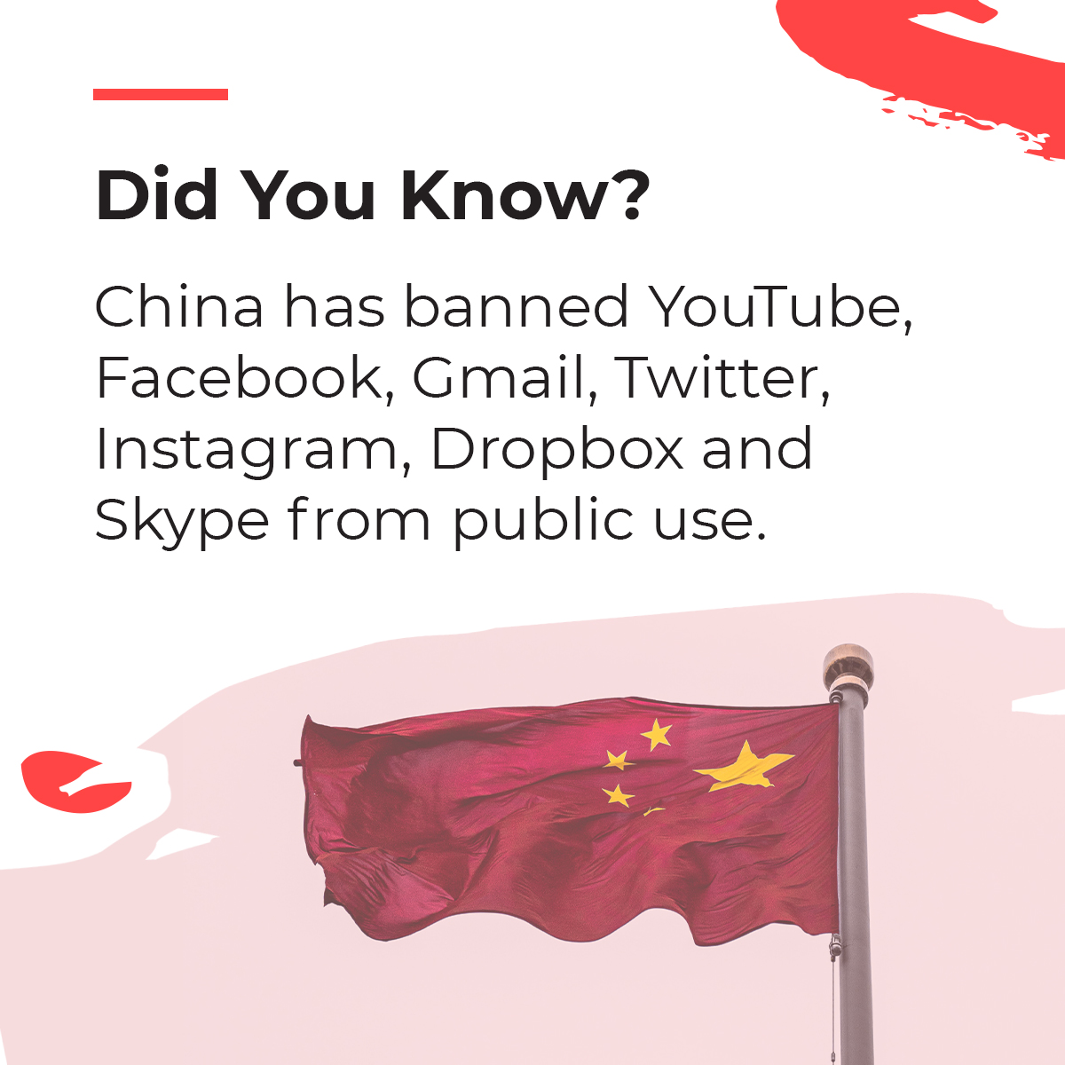 These bans are intended to control the flow of information and prevent the spread of content that the Chinese government considers to be inappropriate or harmful.

#technologyfacts #technologytrends
