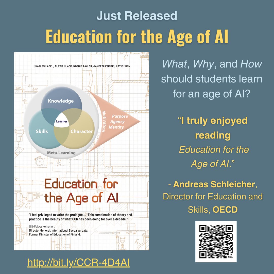 If AI can do everything, why learn anything? In the digital age, the value of human learning is too often overlooked. One book that can help us understand the way forward is Education for the Age of AI. You can add it to your reading list 👉bit.ly/3IIotWu