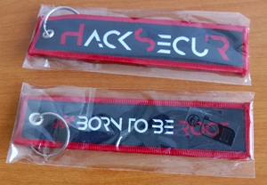 hacksecur_'s tweet image. Qui n'a pas son porte-clé de l'association @hacksecur_ co-organisateur du #hsr ?