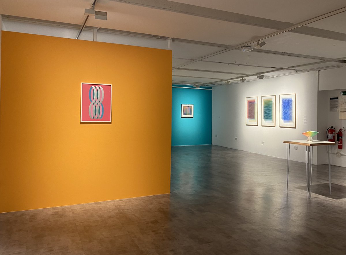 Each artist's work in this exhibition demonstrates a unique explorative path to capture the seemingly moving magic of colour. The Moving Colour exhibition is open at The Winchester Gallery until 13th April. @unisouthampton @ArtsUniSouth