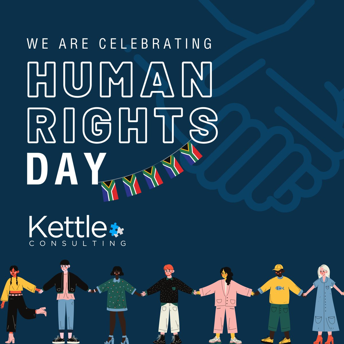 KettleGroup's tweet photo. This #HumanRightsDay, let’s celebrate our rainbow nation's rich diversity and stand united in our commitment to justice and equality in South Africa. 🇿🇦🌈 

Together, we can strengthen our democracy and uphold the rights and dignity of every #HumanBeing. #UnityInDiversity https://t.co/K03bpZEPuL
