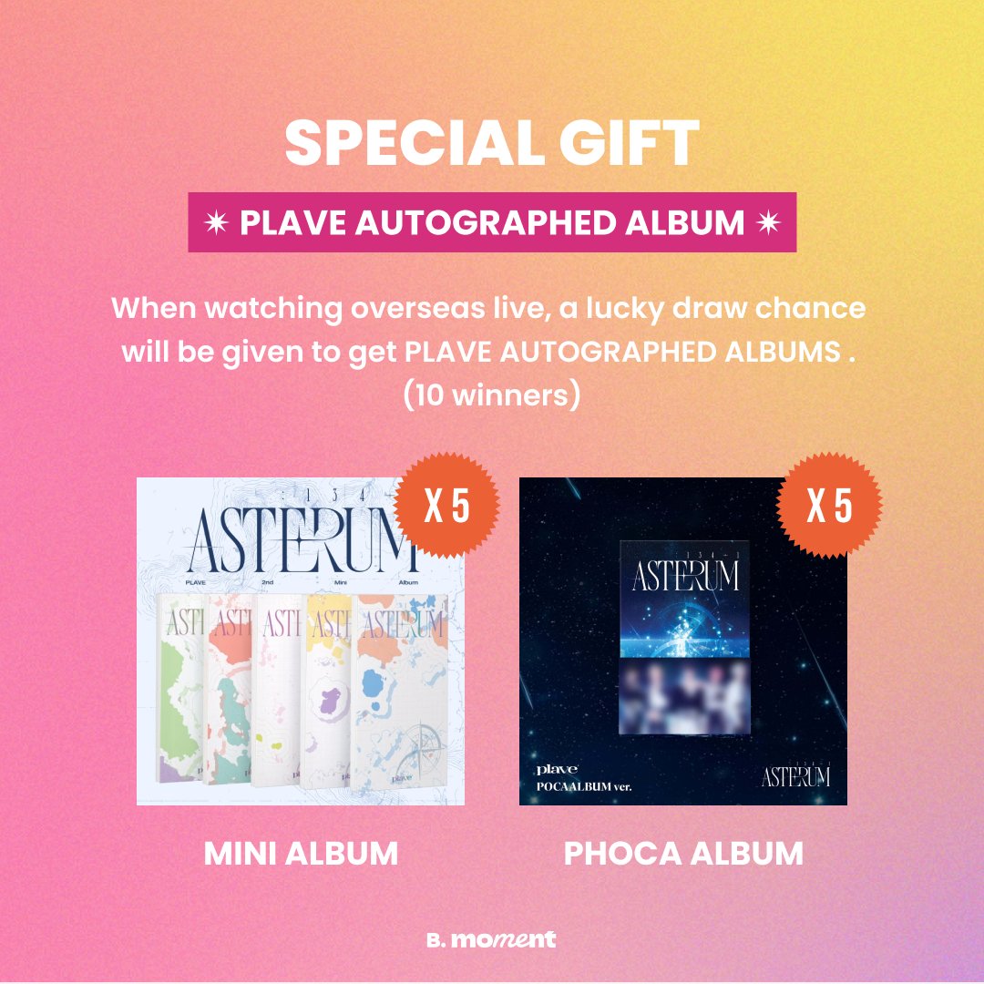 bigc_kr's tweet photo. 🌟Universal Superstar Awards (U.S.A)🌟  
Just by watching overseas live, you can get a chance to give a autographed album to all the PLAVE members!

➡️Lineup : NCT127(Teayoung), PLAVE, FIFTY FIFTY, CHUU, VIVIZ, and more.
➡️Live Date : March 27, 2024, at 9:00 pm (KST)
➡️Global Live Streaming : BIGC ONLY! 

🎁Live viewer Special Gift : 
PLAVE AUTOGRAPHED ALBUM (10 winners randomly selected)

- Event period: ~ 2024.03.27 9:00 pm (KST) 
- More details ▶️ https://t.co/q5qXsPTafk 

#PLAVE #KPOP #BIGCMoment #2024USA #UniversalSuperstarAwards