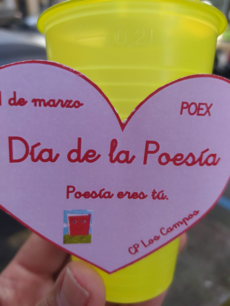 Celebramos el día de la poesía y lo hacemos con este regalín que nos llega desde el C.P. Los Campos.
¡Gracias!