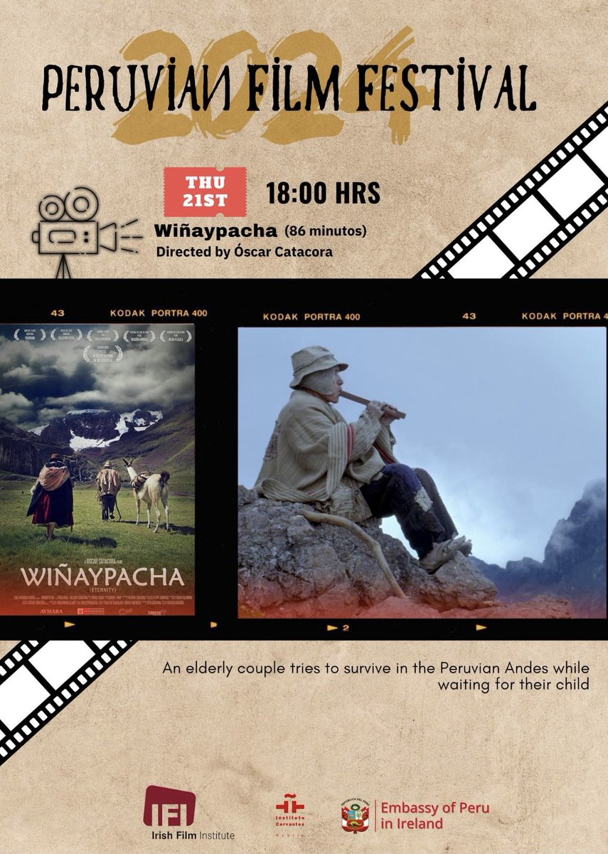 🎥 Hoy a las 18:00 horas, segunda proyección del ciclo de cine peruano. 🎬Te invitamos a ver «Wiñaypacha» en el Instituto Cervantes. cultura.cervantes.es/dublin/es/cine… @PeruEmbassyIRL #CervantesDublin #cine