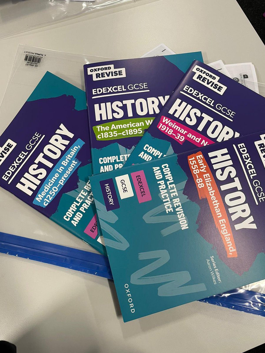 We are revision ready in GCSE History. Students have been given individual revision work packs to complete over Easter in the final countdown ready for the GCSE examinations. #5SchoolWeekstoGo @WilkesHistory @OUPSecondary