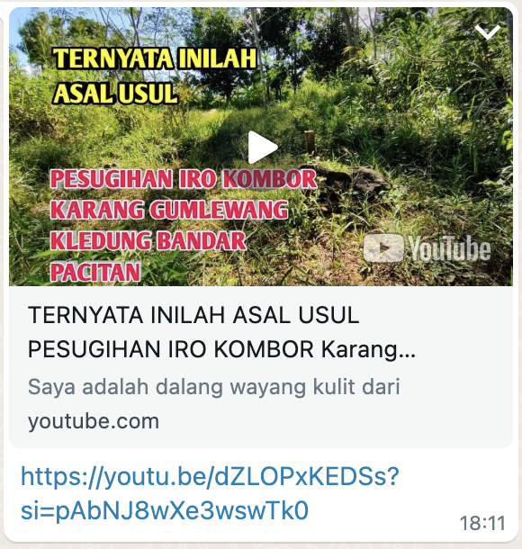 CeritaLingga's tweet photo. Ada yang tahu pesugihan Karang Gumlewang? Pernah dibahas di Channel YouTube ini.

Ternyata tetangga Gendis ada yang melakukan pesugihan ini, terus mati mengenaskan.

https://t.co/c7LVfMFX9H https://t.co/hEXZnSWDlq
