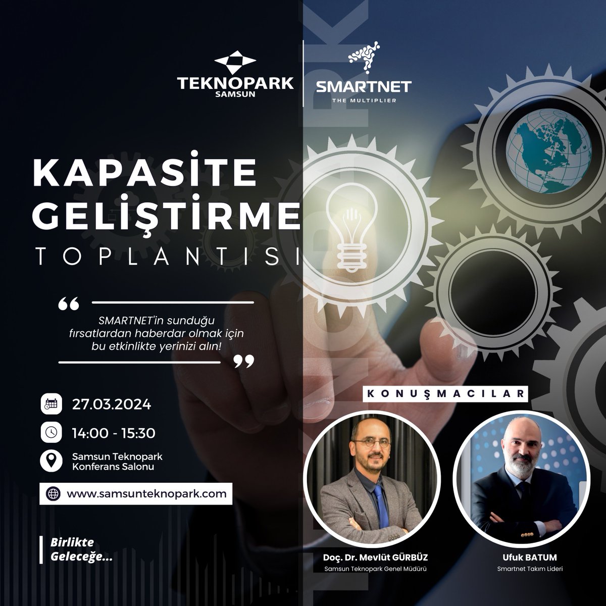 samsunteknopark's tweet image. 🚀 Smartnet &amp;amp; Samsun Teknopark Kapasite Geliştirme Toplantısı 🚀

SMARTNET&apos;in sunduğu fırsatlardan haberdar olmak için bu etkinlikte yerinizi alın!

📅  27.03.2024 
🕑 14:00
📍  Samsun Teknopark Konferans Salonu

#SamsunTeknopark #Smartnet #teknopark #samsun #omü #teknoloji