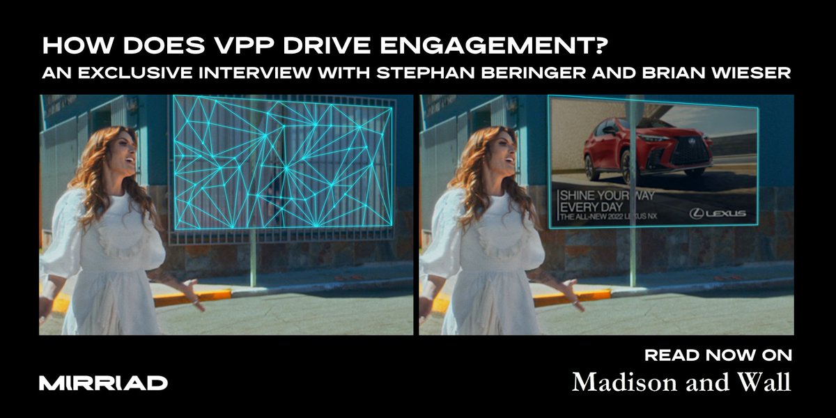 I recently discussed with Brian Wieser how virtual product placement (VPP) and in-content ads drive great results. Liked 7x over traditional ads, VPP boosts sales by up to 35% following exposure. Read more here: madisonandwall.substack.com/p/an-interview…