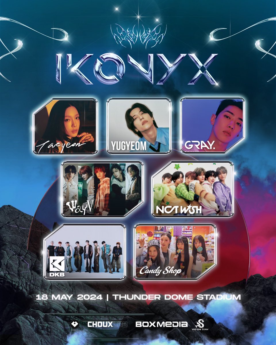 🔴 บอกเลยว่าทำถึง!😎 Official Line Up สุดปังของ 💥 IKONYX CONCERT 💥

มาครบ จัดเต็ม เล่นใหญ่… ตัวแม่ก็มา ตัวพ่อก็มี ตัวลูกเพิ่งเดบิวท์ก็จอยด้วย เตรียมตัวให้พร้อม กดบัตรรัวๆ แล้วมาเจอกัน 🥳✨

❣️ วันที่ 18 พฤษภาคม 2567 ตั้งแต่เวลา 18.00 น. เป็นต้นไป
🎯  THUNDER DOME STADIUM
💸