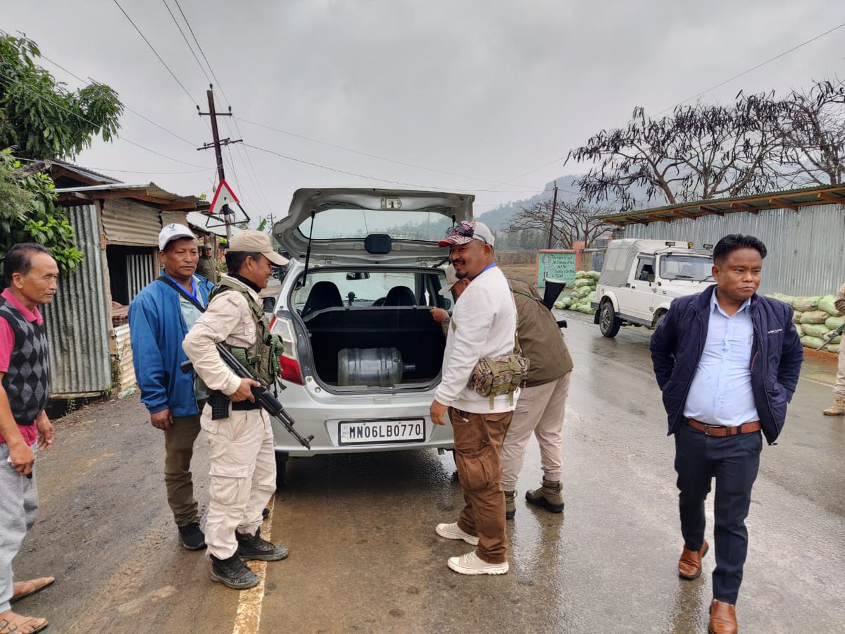 MCC Team, EEM(FST/SST) Team along with police personnel checking and scanning at strategic points.
<a href="/ECISVEEP/">Election Commission of India</a> <a href="/CeoManipur/">The CEO Manipur</a> <a href="/SpokespersonECI/">Spokesperson ECI</a>
#LokSabhaElections2024