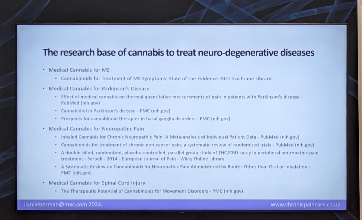 We need more high quality #research into the effectiveness of medical cannabis to treat neurological #pain says Dr Iain Liebermann @NeuroConvention