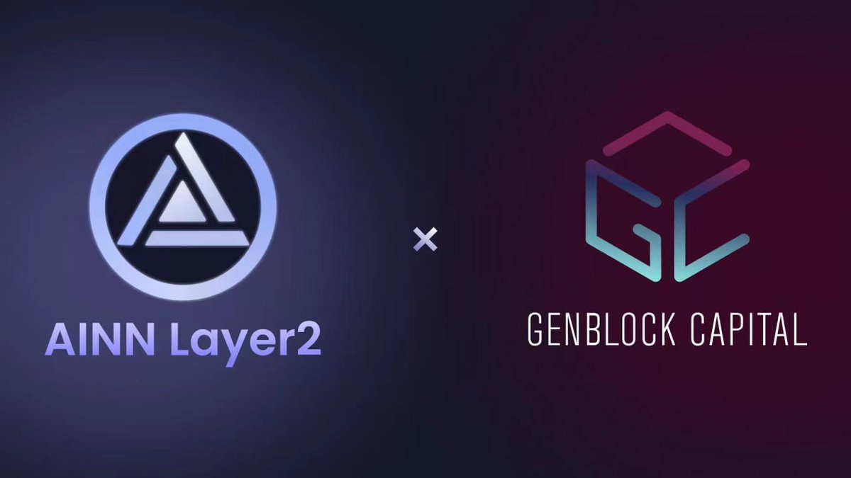 📢 Welcome to Our New Backer! 🤝 🙌 #AINNLayer2 is pleased to announce one of our early investors and backers - @GenblockCapital, a prop VC firm with $10B+ AUM and HQs worldwide, investing in crypto, AI, biotech, longevity and more. 🌟 By joining forces, we are committed to