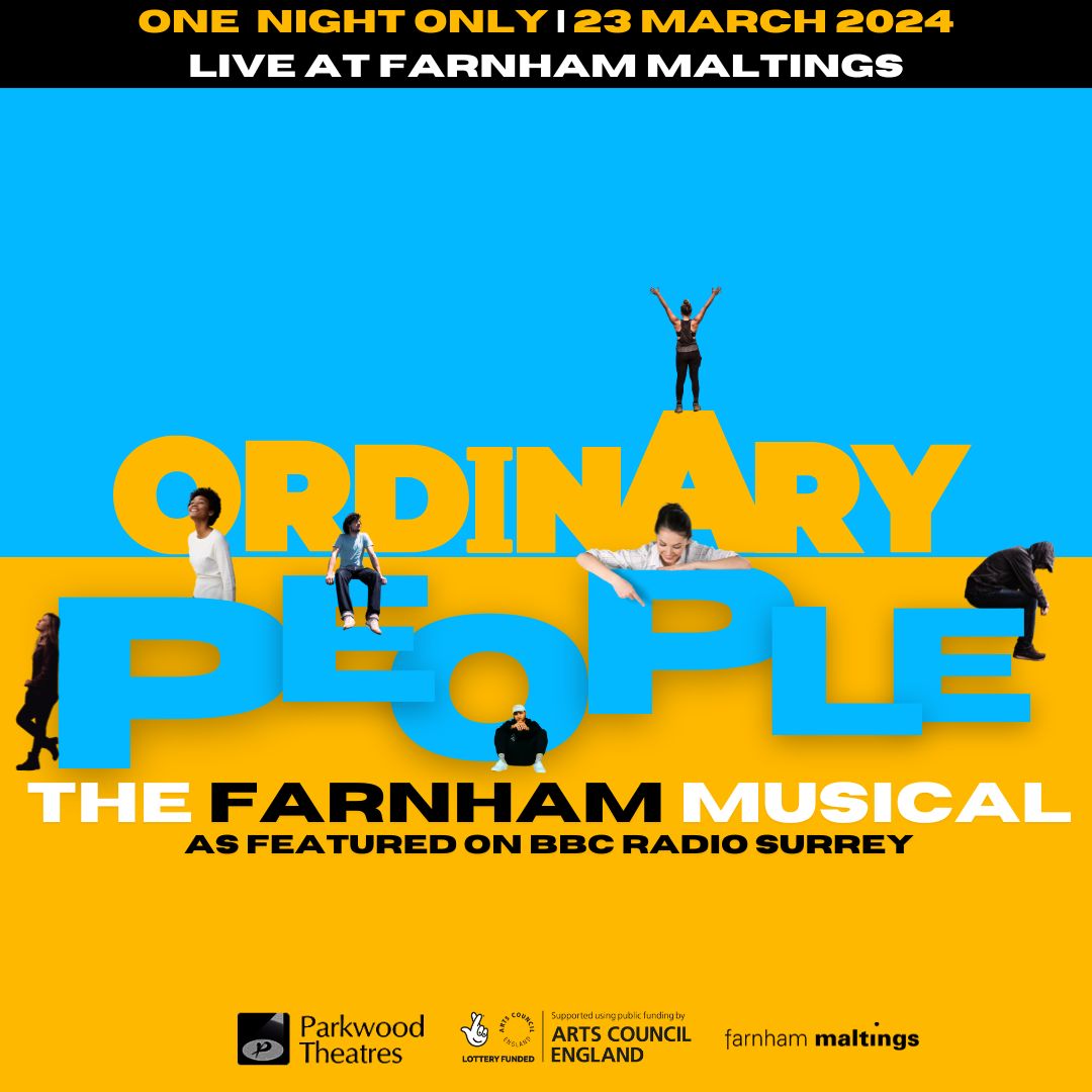 Darren Clark (@musicdjc) on Twitter photo Very excited to be developing ORDINARY PEOPLE!
Having created the Maidstone Musical we are now <a href="/farnhammaltings/">Farnham Maltings</a> creating the Farnham Musical with a community ensemble and pro perfomers!
Helmed by the brilliant @Jennylongley! Sharing on Saturday 23rd March 7pm only £3! Very excited to be developing ORDINARY PEOPLE!
Having created the Maidstone Musical we are now <a href="/farnhammaltings/">Farnham Maltings</a> creating the Farnham Musical with a community ensemble and pro perfomers!
Helmed by the brilliant @Jennylongley! Sharing on Saturday 23rd March 7pm only £3!