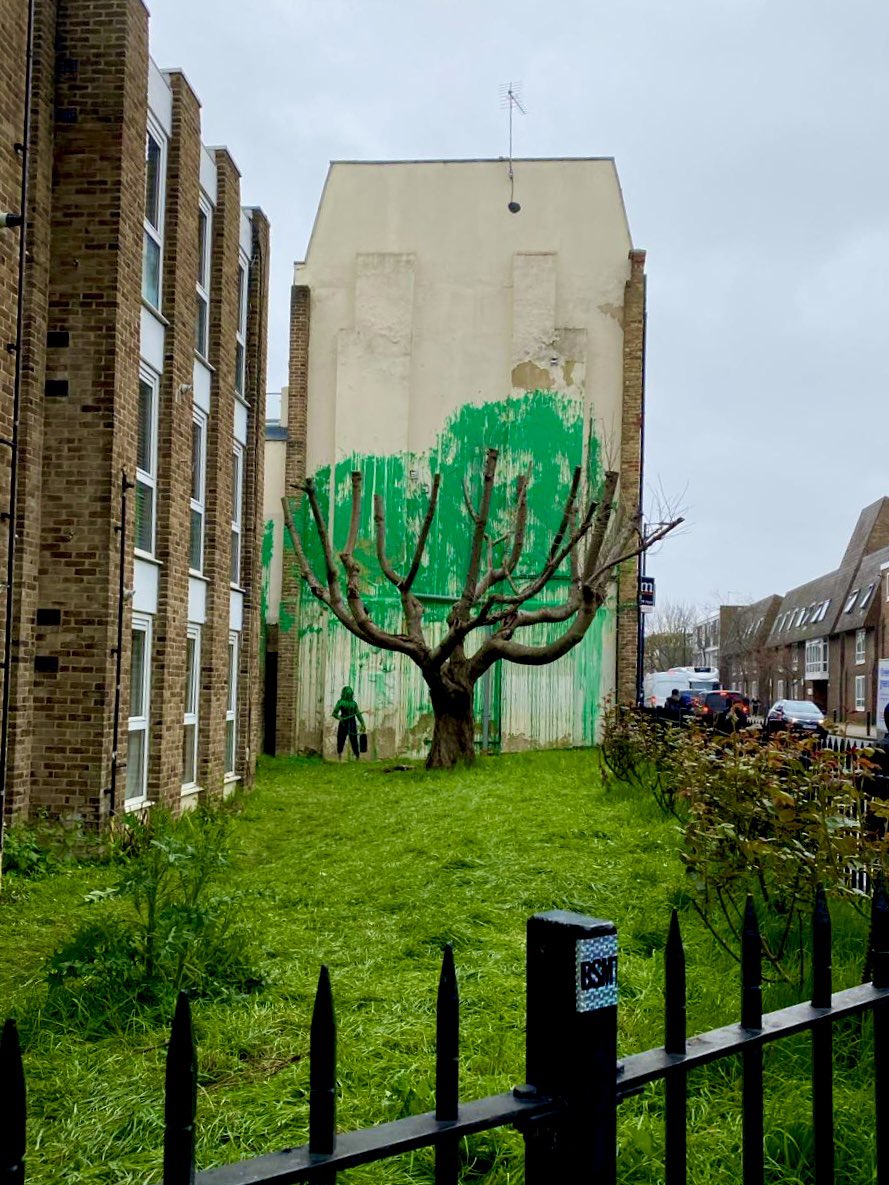 Happy International Day of Forests! Trees are an important part of all landscapes, playing key roles in climate mitigation, biodiversity and cultural heritage #Banksy