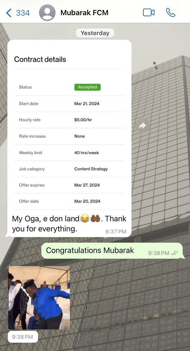 gbengabiyi's tweet photo. I have been doing this for 9 years+ now 

Created multiple $100k Nigerian Freelancers 

These new Zero to One stories still gives me joy 

Mubarak’s $5/hr for 40 hrs ($200 per week)

Engineer’s “$13 can be $1300 tomorrow” Mindset 

Turning Zero to ONE is the hardest 

Since they have done it, they know they can do more. 

Their big testimonials come next 

My Job is complete 🤗