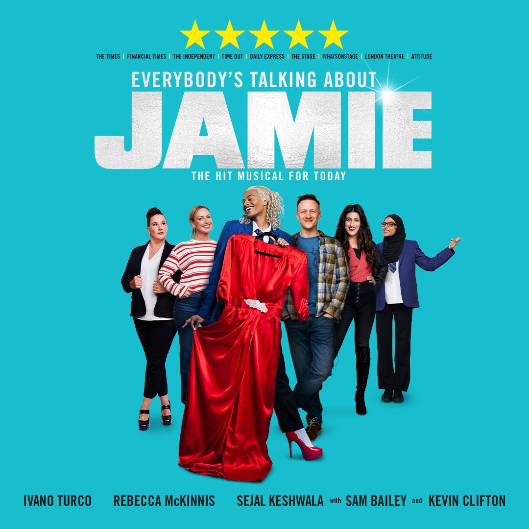 Tune in to @loosewomen from 12.30pm to catch our very own @keviclifton chatting all things Jamie! 🩵✨ Head to everybodystalkingaboutjamie.co.uk to grab your tickets for the final stretch of the #JamieTour today! 💋👠