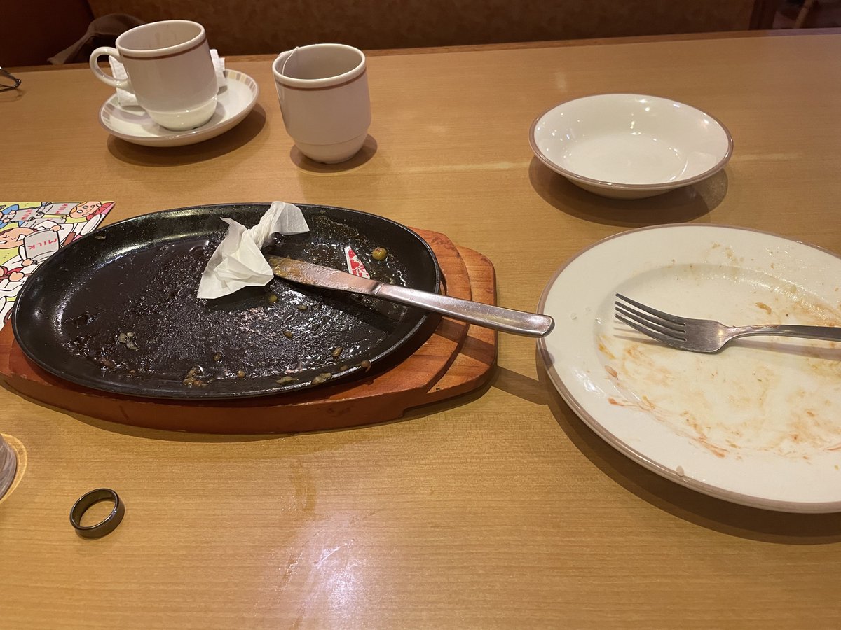 いつだってそう…
ほらごらん…また食べ終えてる