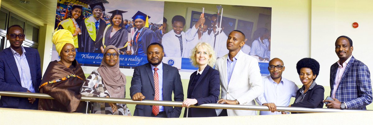 Dr. @NAI_Therese, Director of @NordicAfrica, accompanied by @NorBarni from @SwedeninRW, meet with DVC SPA Dr. @Rayndikumana. They were joined by senior officials from @UR_Huye to discuss potential partnership areas such as research, science comm, as well as library & info science