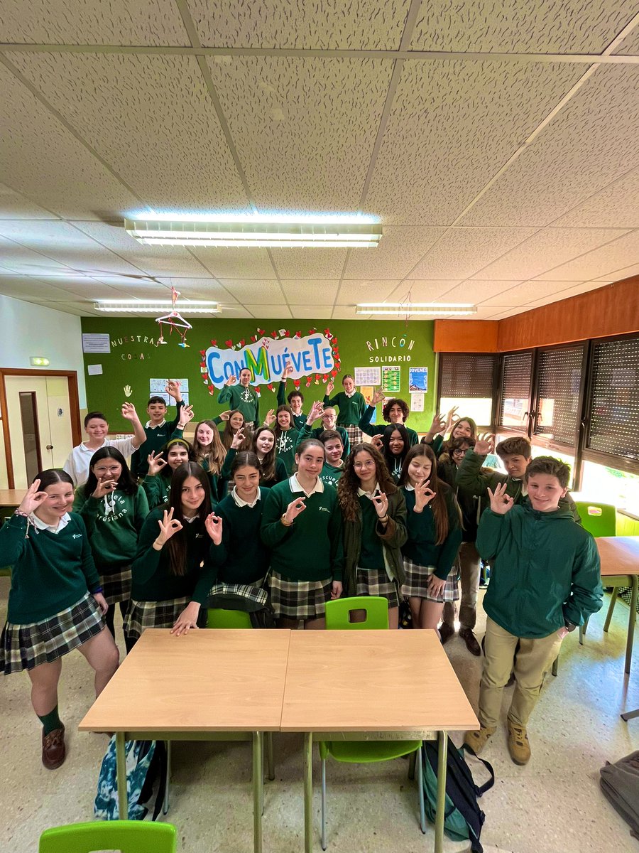 Pablo Suárez Fernández (@fet_ov_pablo_) on Twitter photo En 1ºESO celebramos el Día Mundial del Síndrome de Down <a href="/FET_Oviedo/">Colegio Santa Teresa de Jesús - Oviedo - FET</a>
Por la igualdad de oportunidades para todas las personas.👌🏻
#Extracapacitados <a href="/DownEspana/">DOWN ESPAÑA</a> En 1ºESO celebramos el Día Mundial del Síndrome de Down <a href="/FET_Oviedo/">Colegio Santa Teresa de Jesús - Oviedo - FET</a>
Por la igualdad de oportunidades para todas las personas.👌🏻
#Extracapacitados <a href="/DownEspana/">DOWN ESPAÑA</a>