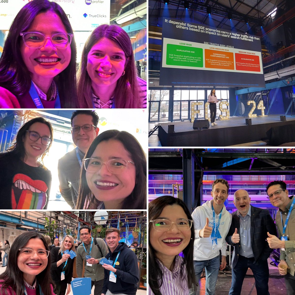 What an awesome experience speaking at #FOS24 again, what an excellent event it is 🙌🤩 thanks so much for the opportunity to hang out with so many amazing SEOs and friends🙏