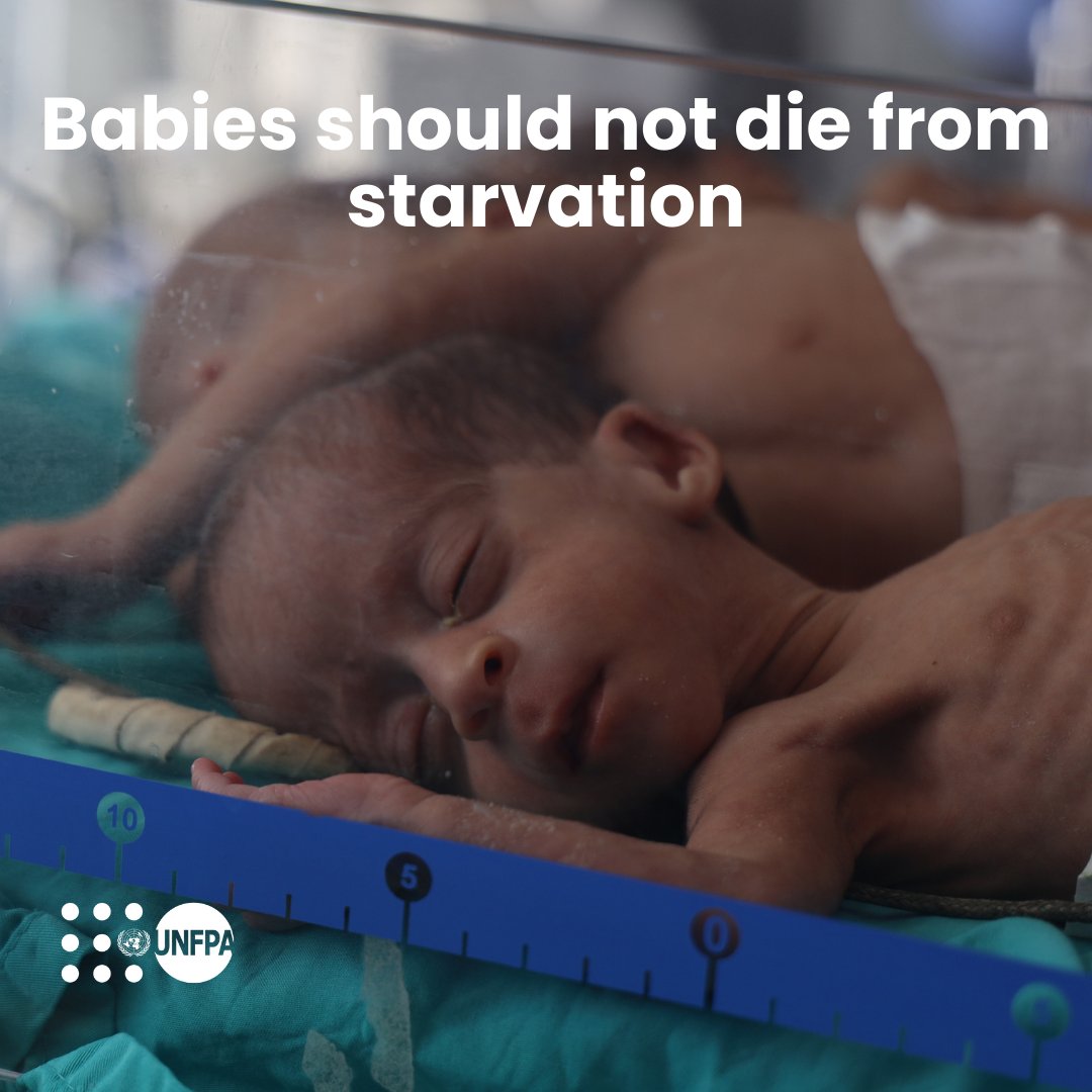 Acute hunger and malnutrition in northern #Gaza have surpassed the famine threshold. Pregnant women, new mothers and newborns are in a race against death to survive. A #ceasefire and sustained access to supplies are their only hope for survival.