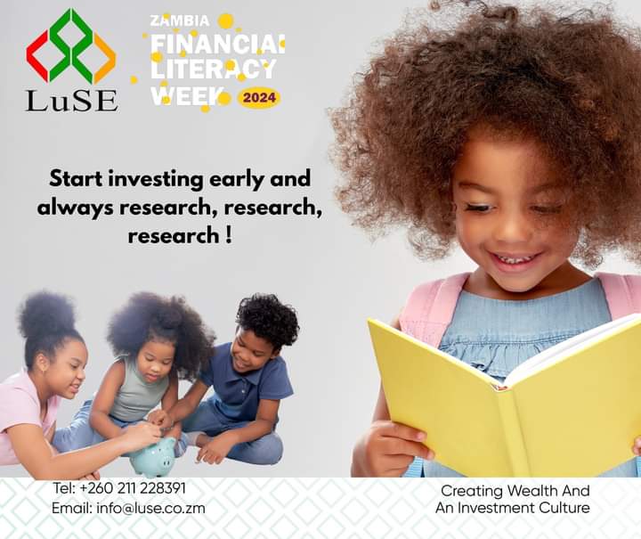 LuSE_Plc's tweet photo. FINANCIAL LITERACY TIP!
#FLW2024 #FinancialLiteracyWeek2024 #LuSE https://t.co/Ivq3URyN99