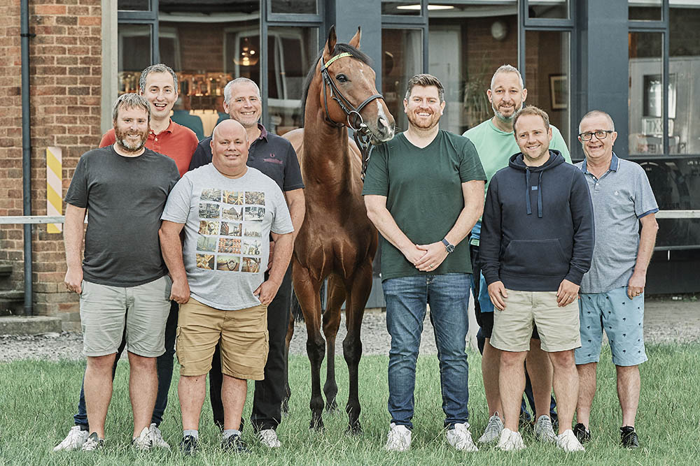 It’s Showtime, a powerful true story about a group of working-class men from Darlington in the North East of England who one night, while having a few beers, decided to club together to buy a racehorse. Coming soon to <a href="/ITV/">ITV</a> > bit.ly/3VuY0mK