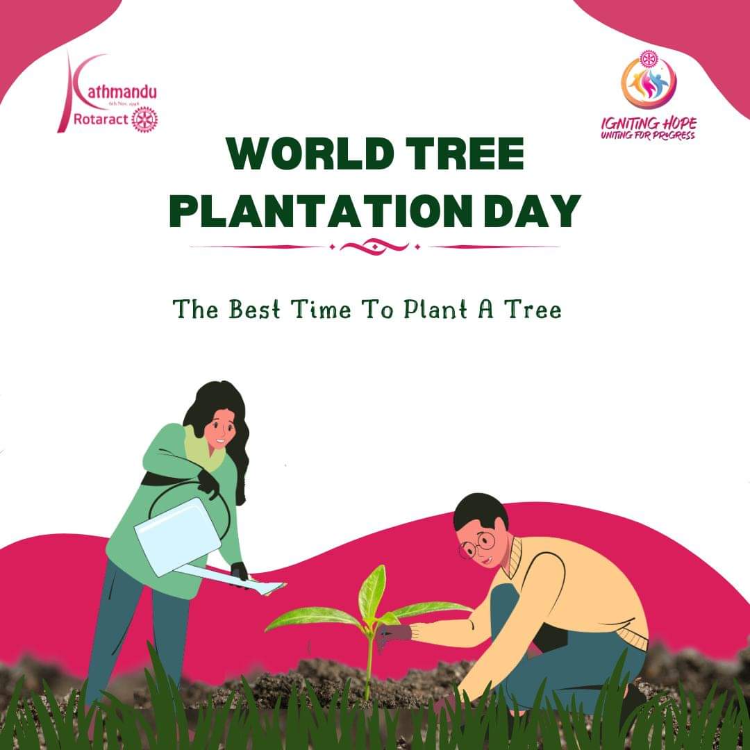 Happy World Tree Plantation Day !!

This day is dedicated to planting whatever you possibly can, from trees, flowers to vegetables, but also spreading awareness of the importance of plants. And spring is the best time to plant a tree. 
#plantation