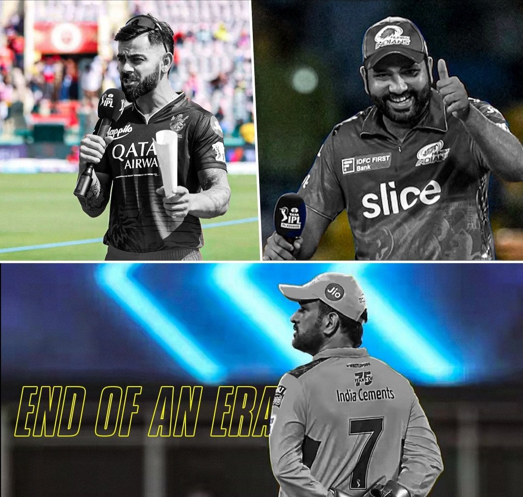 Princepandey47's tweet photo. end of an era,💔
it won't be the same anymore ipl. https://t.co/h1ujhsV1kI